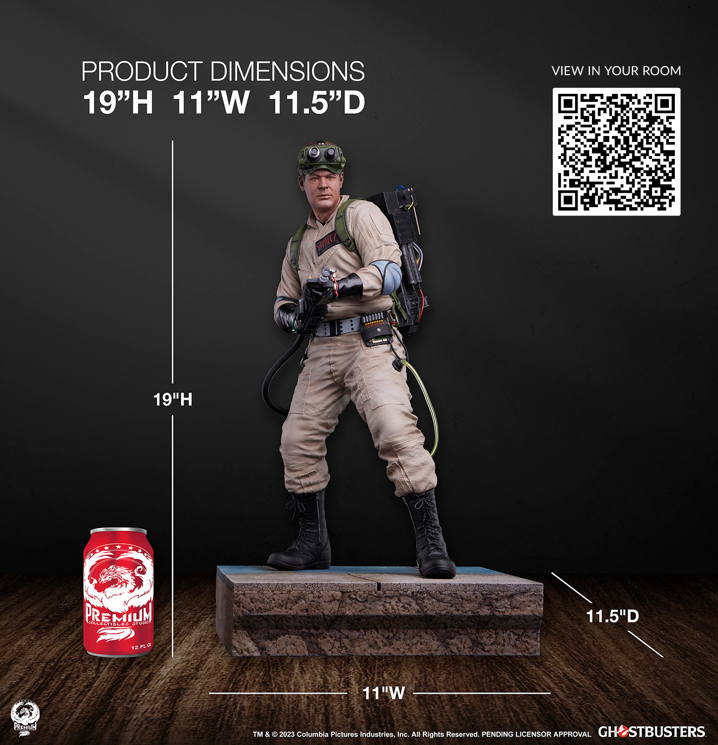 Ghostbusters Ghostbusters: Ray Quarter Scale Statue  Collector Edition (Prototype Shown) View 2