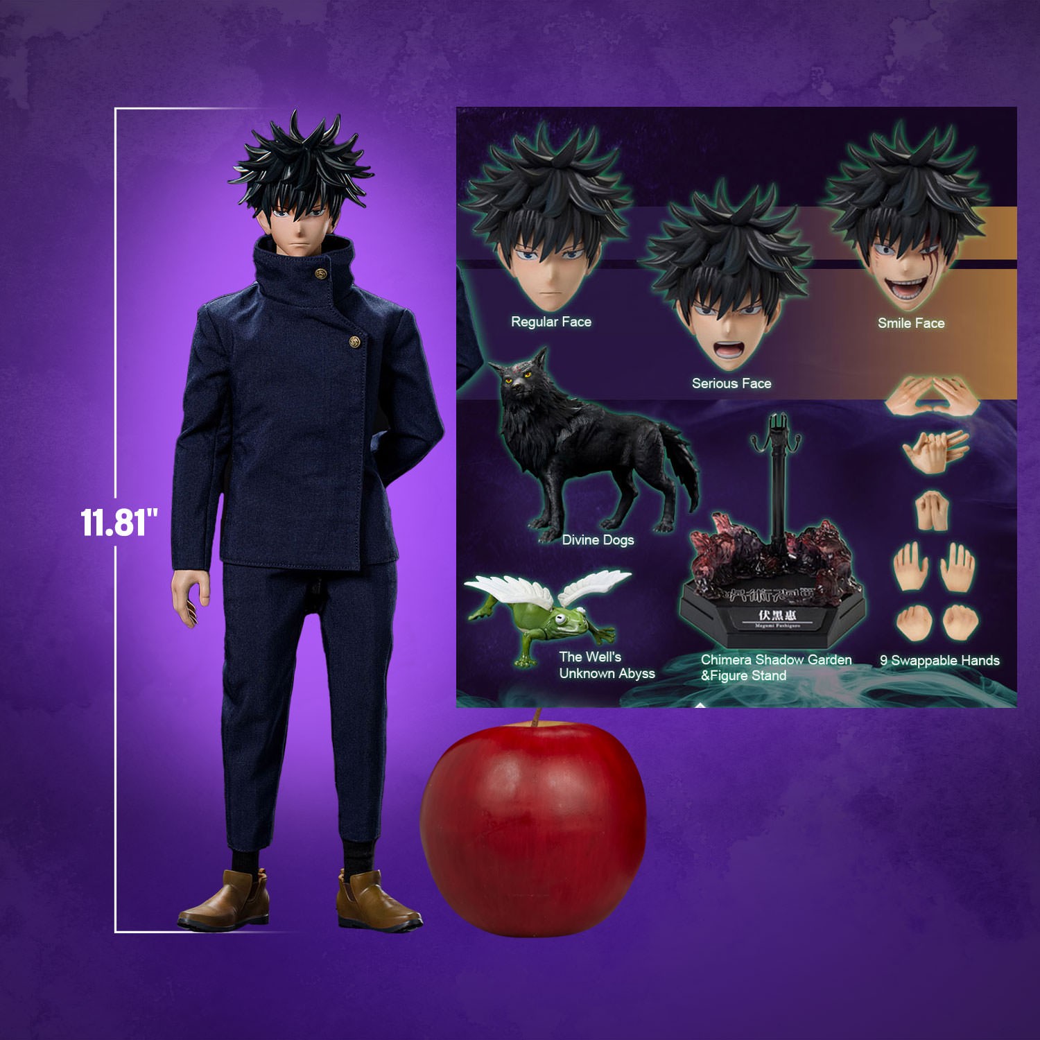 MEGUMI　様用 Jujutsu Kaisen Megumi Fushiguro 1/7 Scale Shibuya Scramble Figure