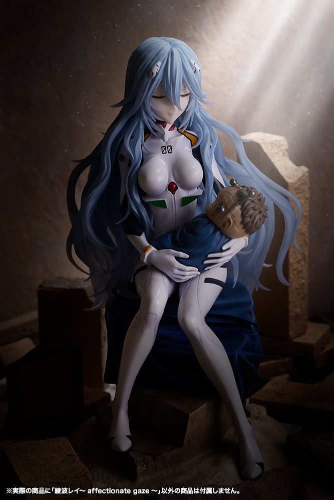 Neon Genesis Evangelion Rei Ayanami -affectionate gaze- Statues  (Prototype Shown) View 5
