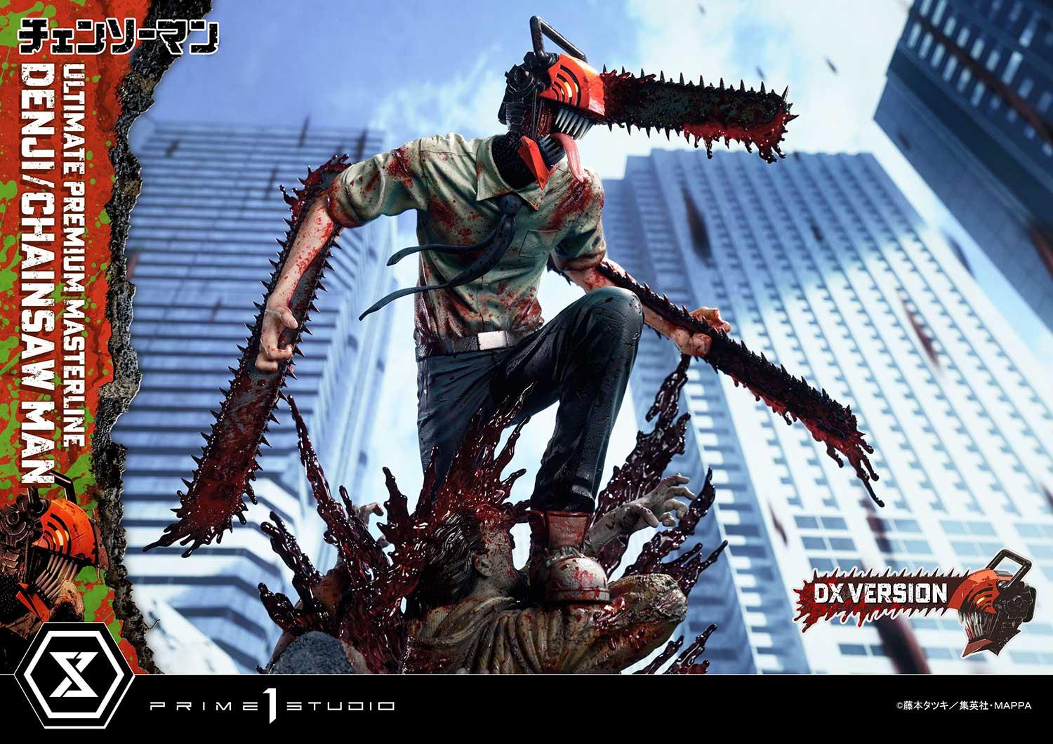 Chainsaw Man Denji/Chainsaw Man (Deluxe Bonus Version) Quarter Scale Statue  (Prototype Shown) View 1