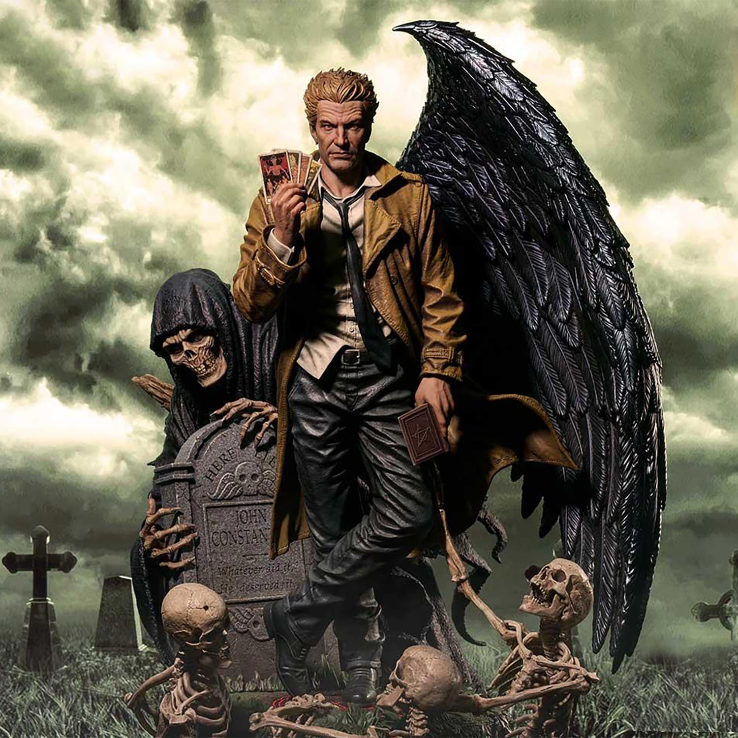 John Constantine Deluxe Bonus Version 1 4 Scale Statue by Prime 1