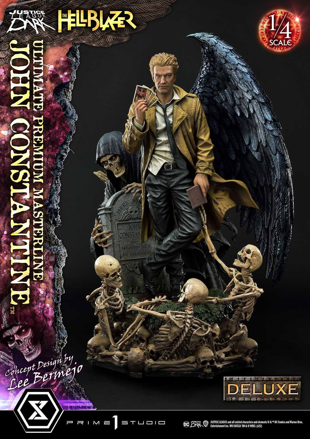 DC Comics John Constantine (Deluxe Bonus Version) Quarter Scale Statue  (Prototype Shown) View 16