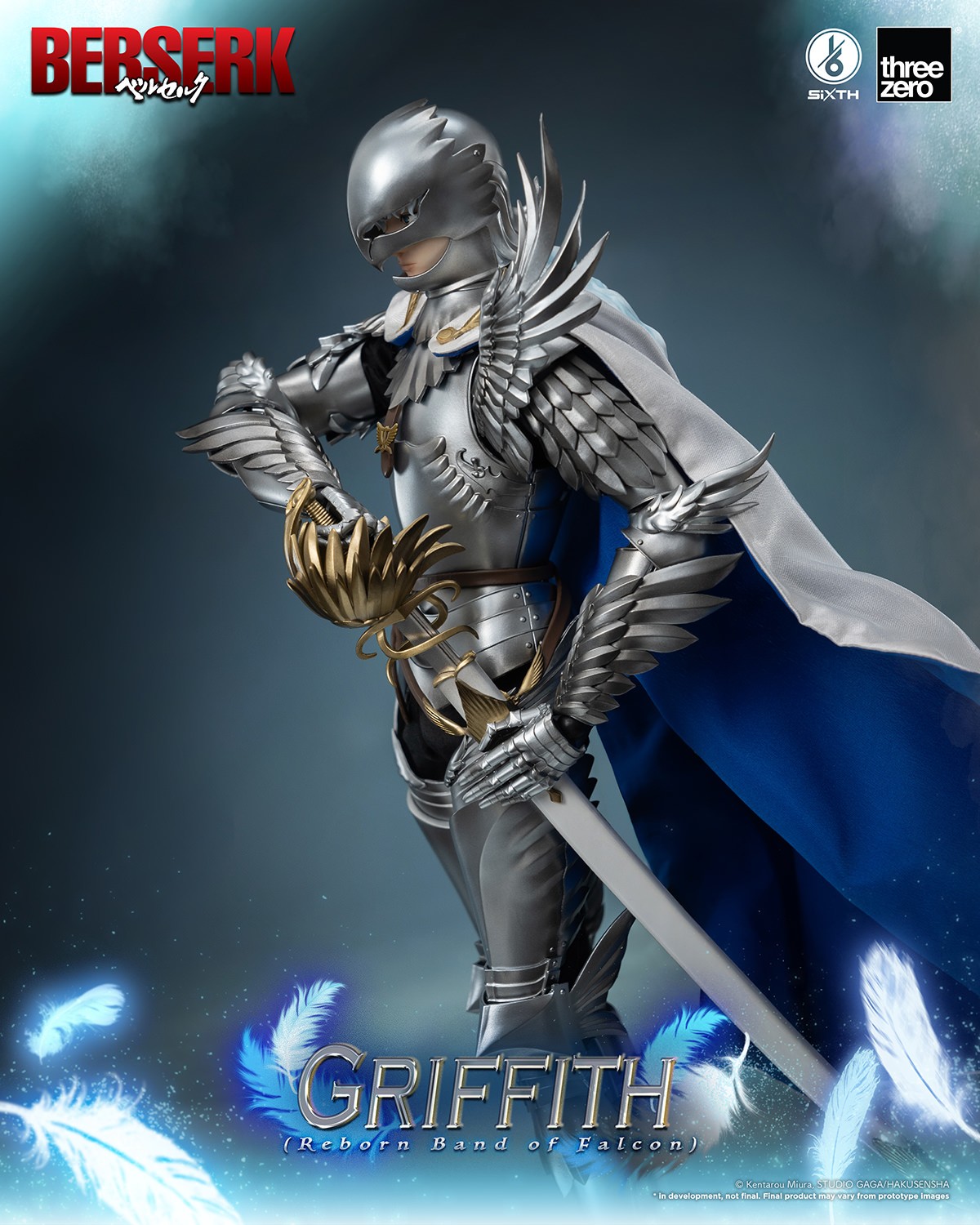 Berserk Griffith (Reborn Band of Falcon) Sixth Scale Figure  (Prototype Shown) View 10