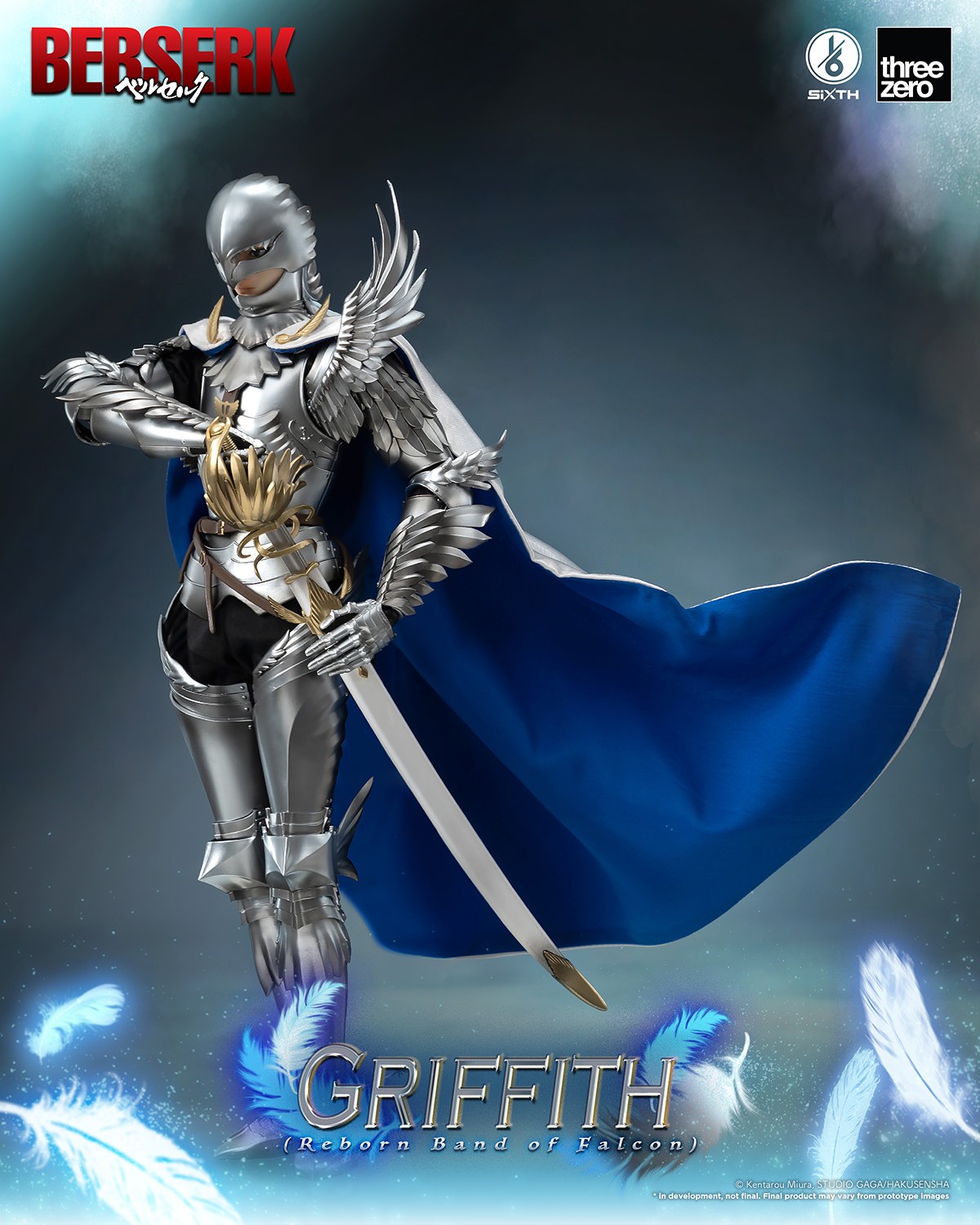 Berserk Griffith (Reborn Band of Falcon) Sixth Scale Figure  (Prototype Shown) View 11