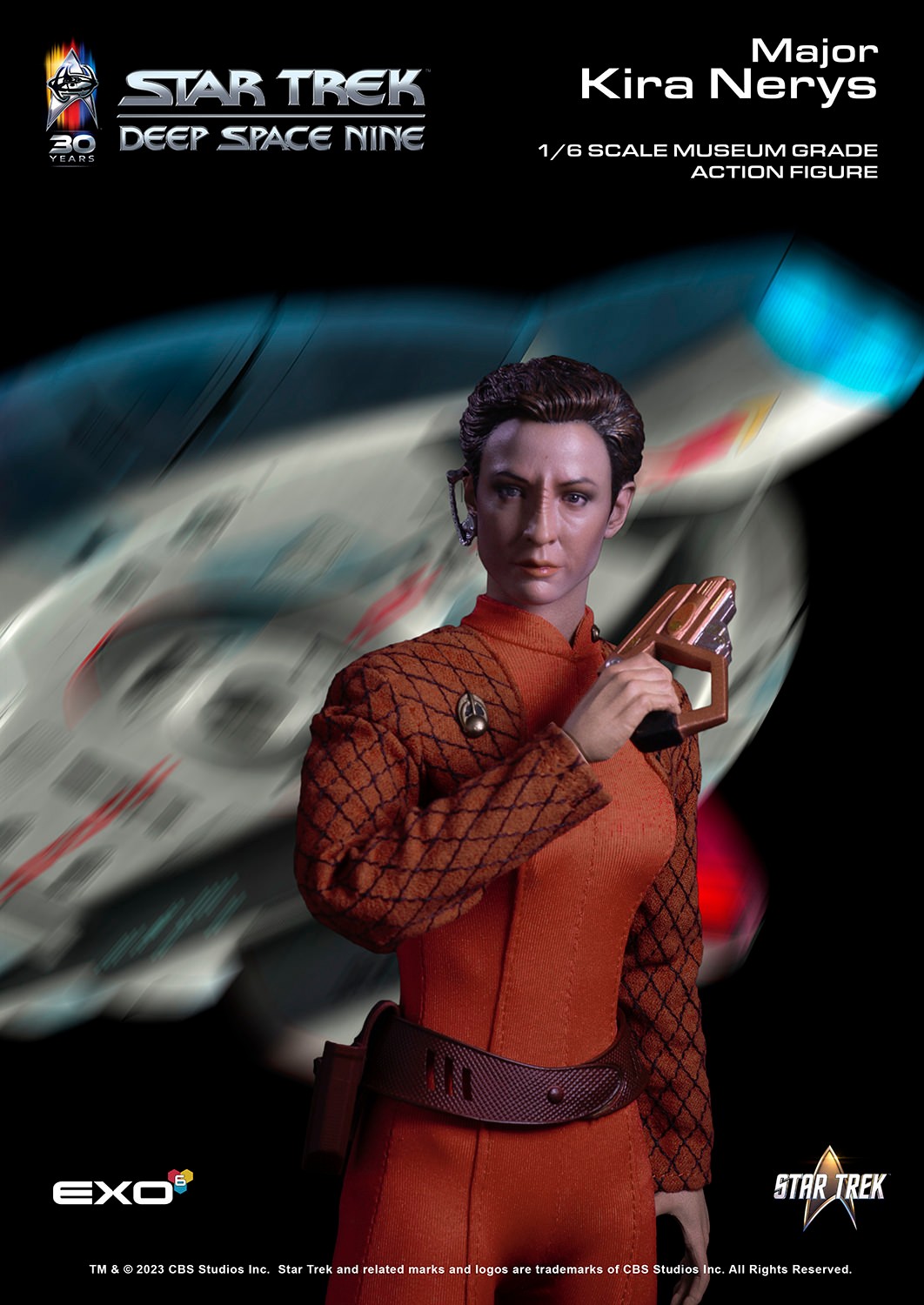 Star Trek Kira Nerys Sixth Scale Figure  (Prototype Shown) View 10