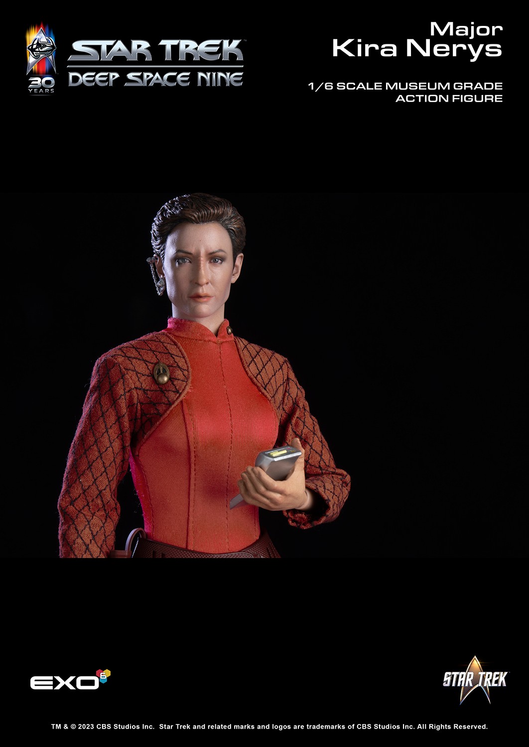 Star Trek Kira Nerys Sixth Scale Figure  (Prototype Shown) View 11
