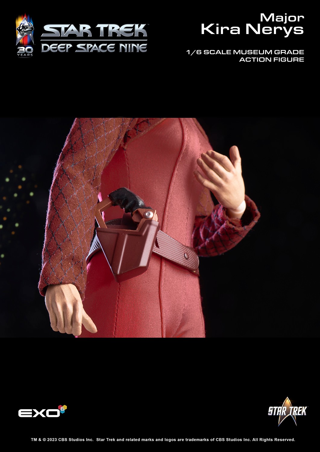 Star Trek Kira Nerys Sixth Scale Figure  (Prototype Shown) View 12