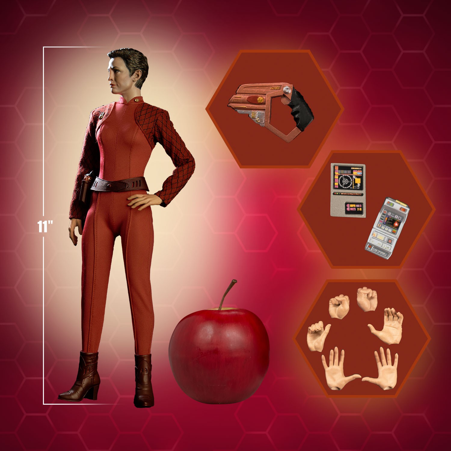 Star Trek Kira Nerys Sixth Scale Figure  (Prototype Shown) View 2
