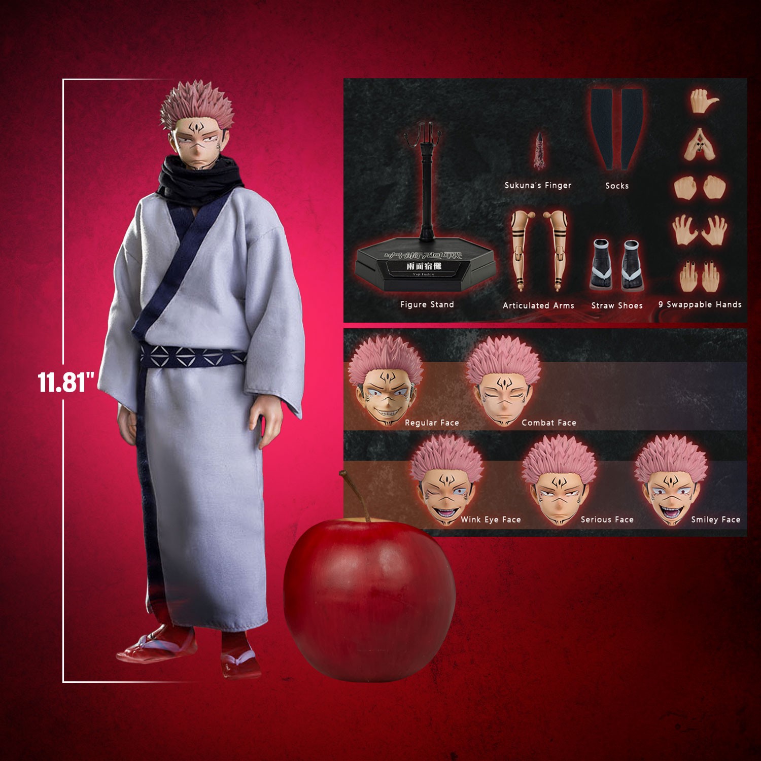 Jujutsu Kaisen Ryomen Sukuna Sixth Scale Figure  Collector Edition (Prototype Shown) View 2