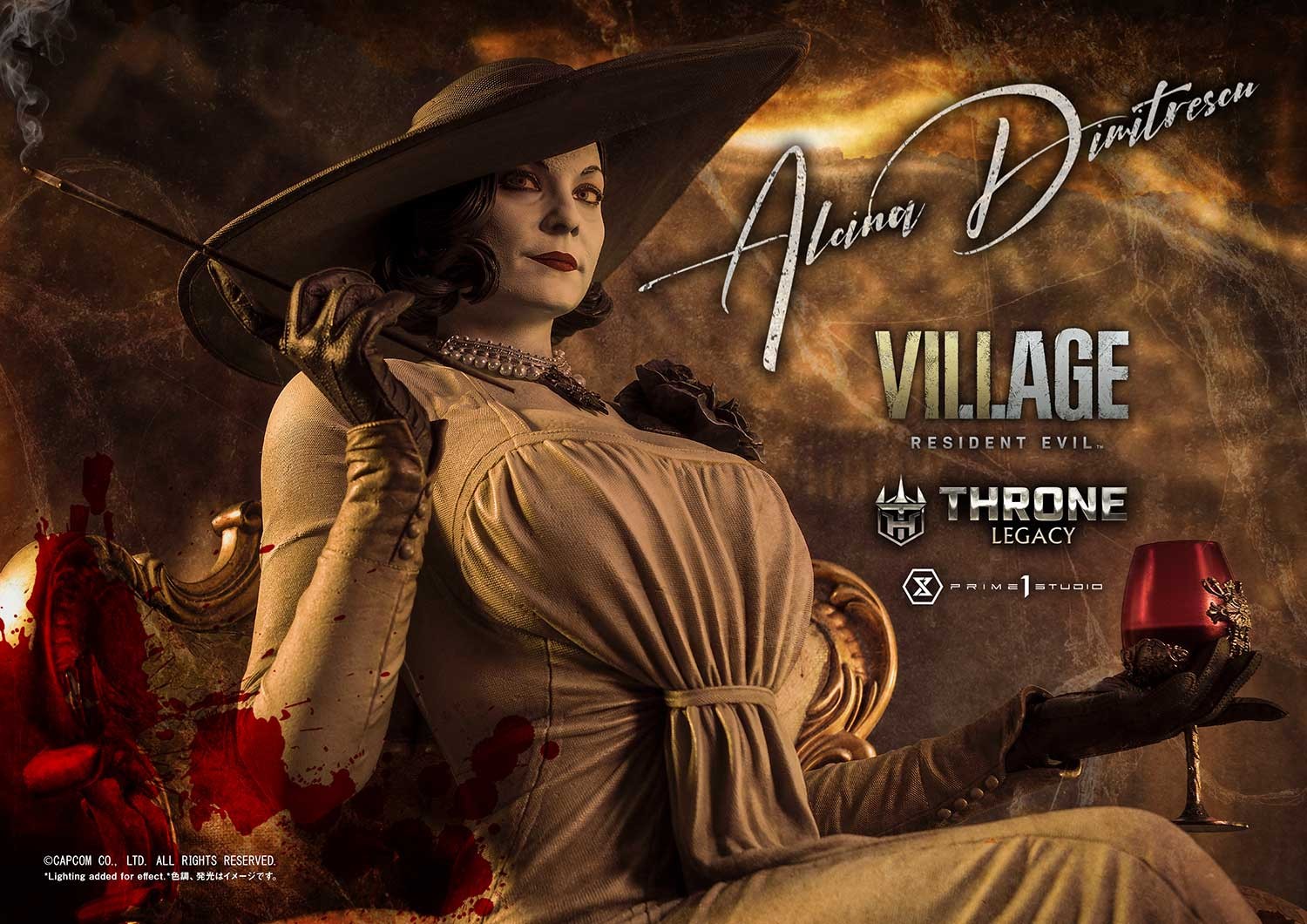 Resident Evil Alcina Dimitrescu Quarter Scale Statue  Collector Edition (Prototype Shown) View 1