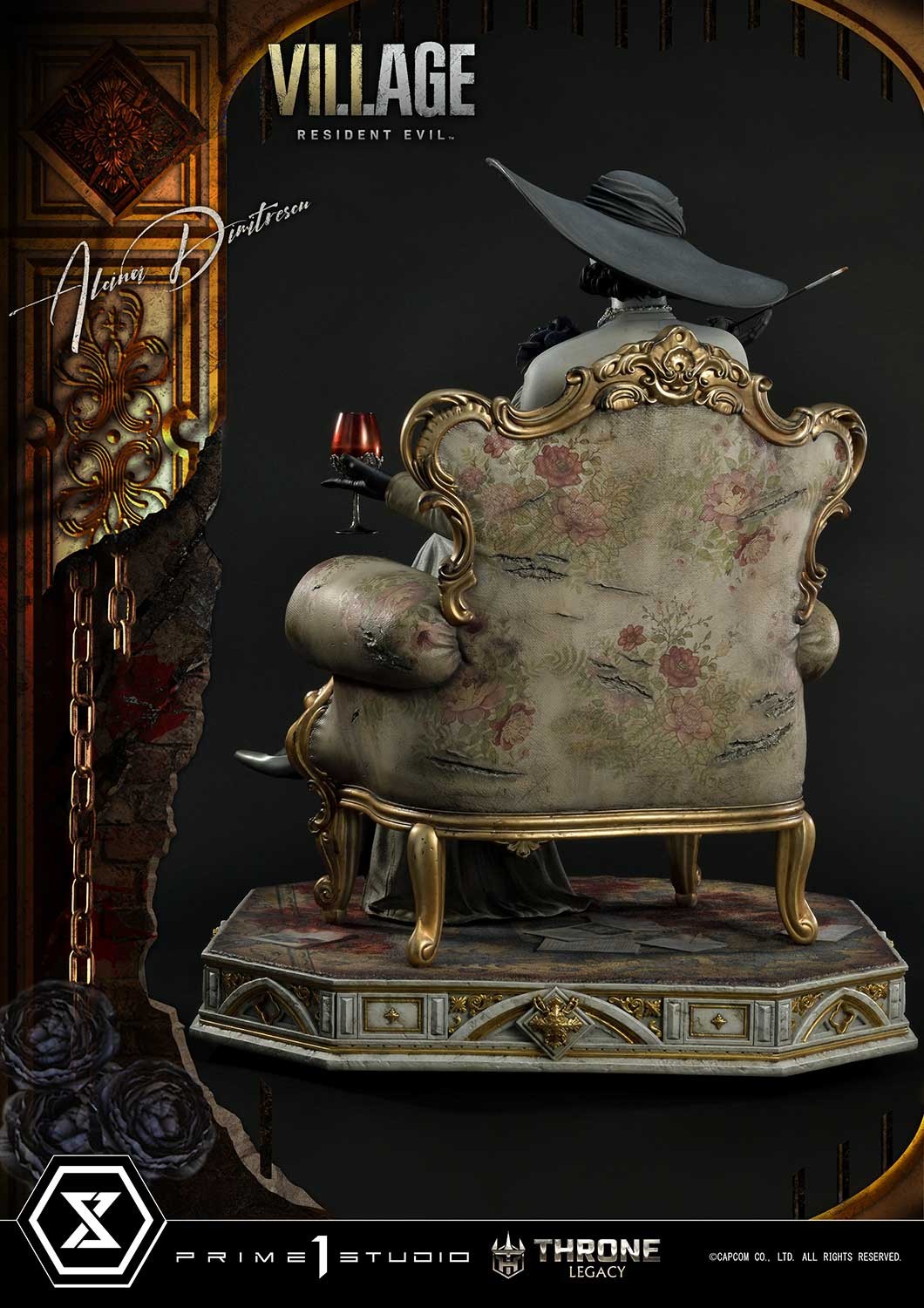 Resident Evil Alcina Dimitrescu Quarter Scale Statue  Collector Edition (Prototype Shown) View 12