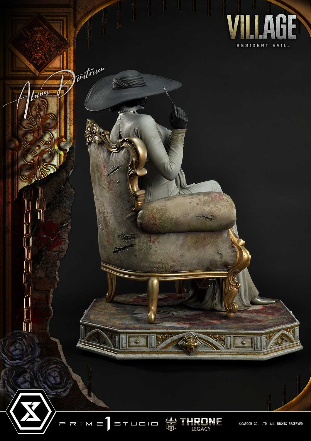 Resident Evil Alcina Dimitrescu Quarter Scale Statue  Collector Edition (Prototype Shown) View 13