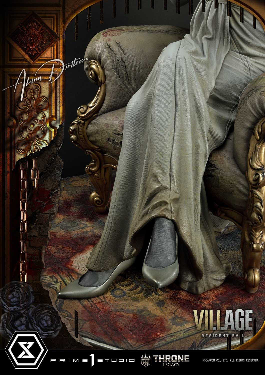 Resident Evil Alcina Dimitrescu Quarter Scale Statue  Collector Edition (Prototype Shown) View 14