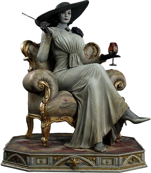 Resident Evil Alcina Dimitrescu Quarter Scale Statue  Collector Edition (Prototype Shown) View 15