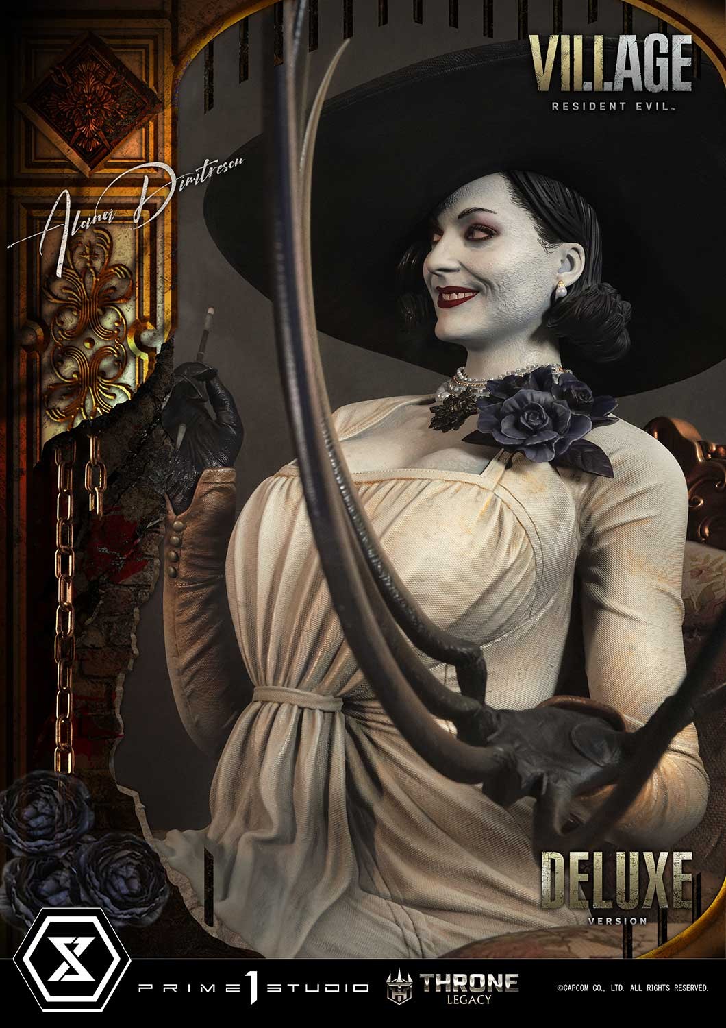 Resident Evil Alcina Dimitrescu (Deluxe Version) Quarter Scale Statue  (Prototype Shown) View 4