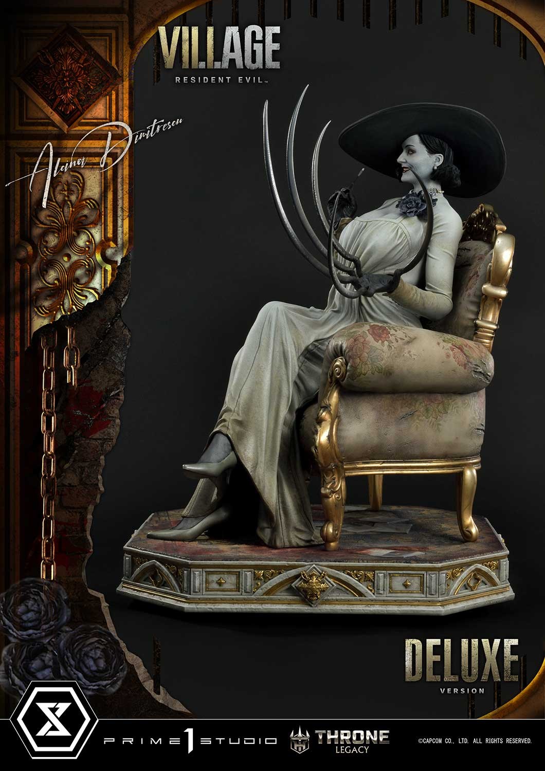 Resident Evil Alcina Dimitrescu (Deluxe Version) Quarter Scale Statue  (Prototype Shown) View 14