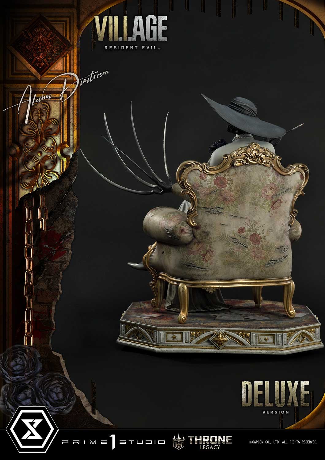 Resident Evil Alcina Dimitrescu (Deluxe Version) Quarter Scale Statue  (Prototype Shown) View 15