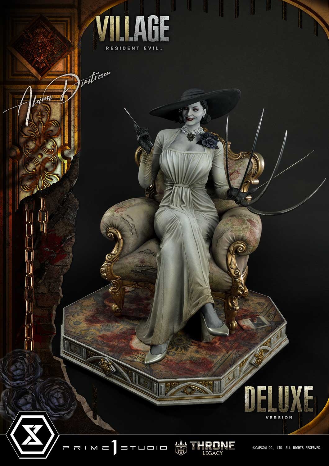 Resident Evil Alcina Dimitrescu (Deluxe Version) Quarter Scale Statue  (Prototype Shown) View 16