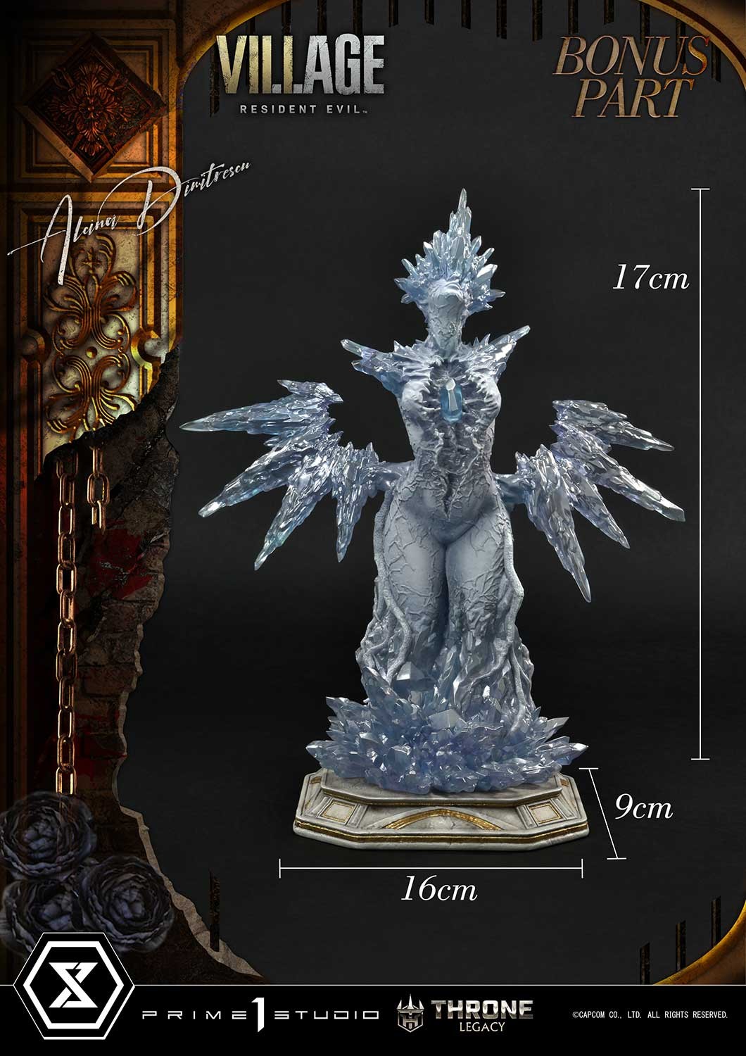 Resident Evil Alcina Dimitrescu (Deluxe Bonus Version) Quarter Scale Statue  (Prototype Shown) View 7