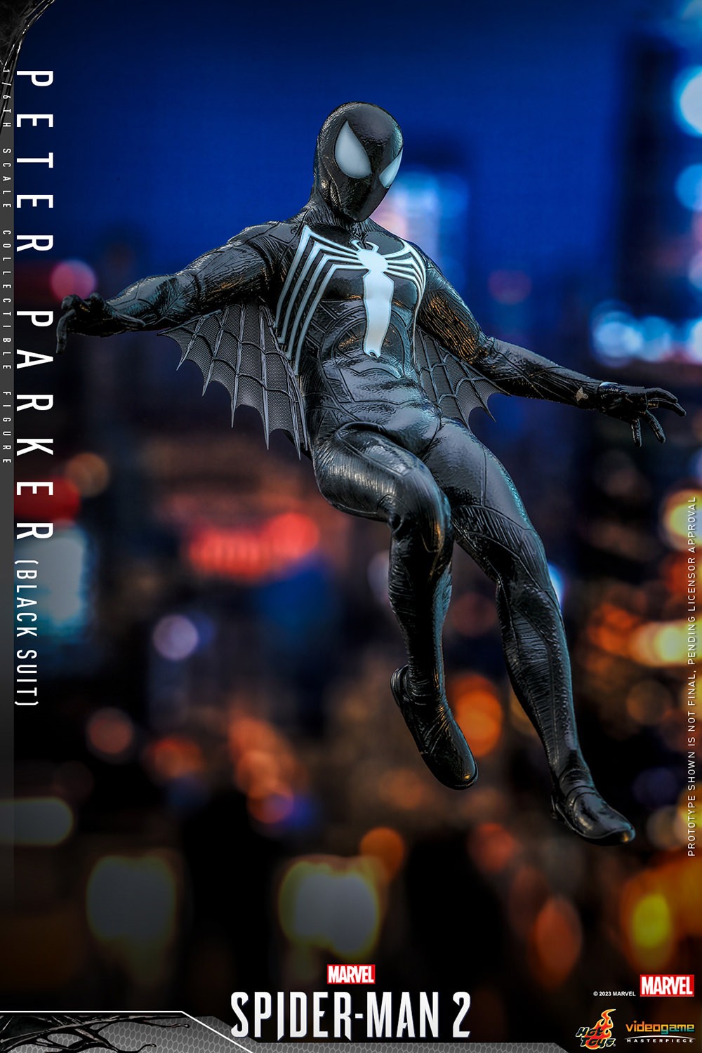 Spider-Man 2 Video Game Masterpiece Action Figure 1/6 Peter Parker (Black  Suit) 30 cm