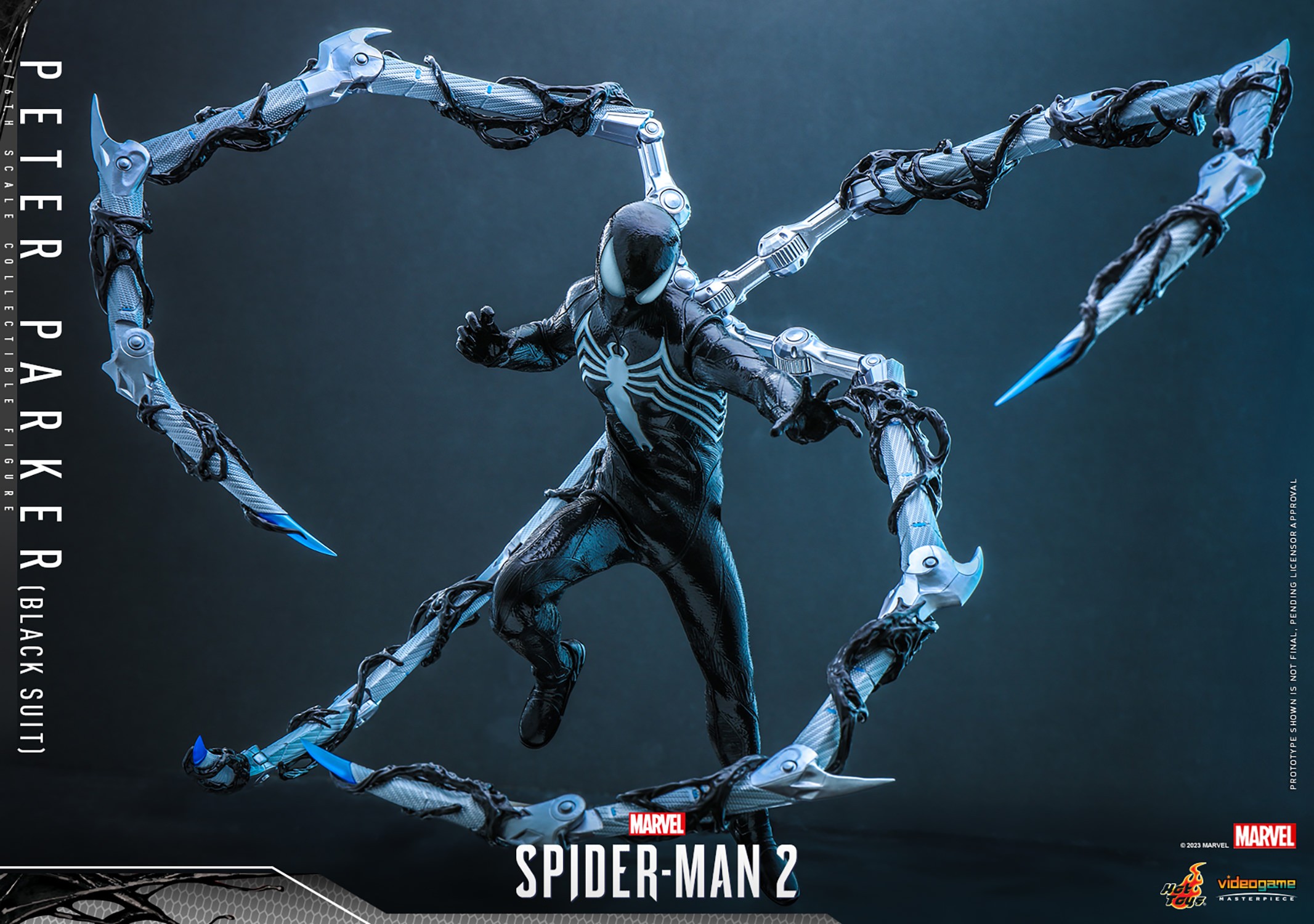 Peter Parker (Black Suit) Sixth Scale Figure by Hot Toys Peter Parker (Black Suit) Sixth Scale Figure by Hot Toys