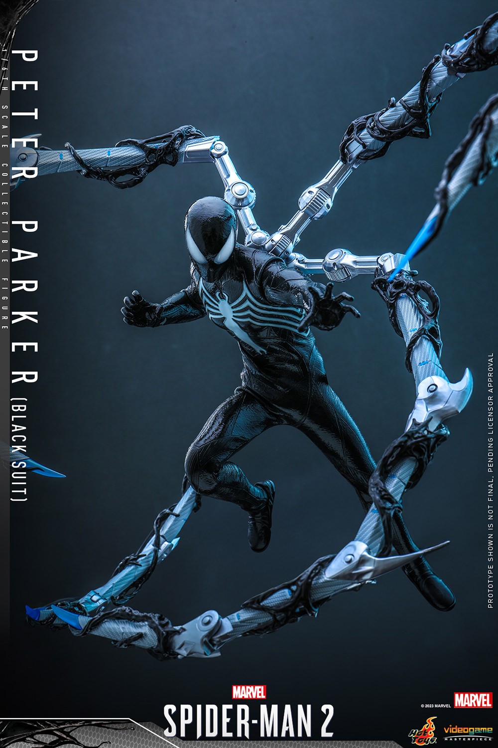 Black suit hot sale spiderman figure