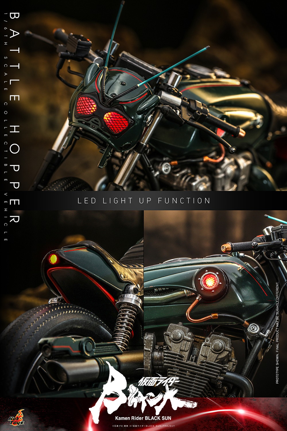 Kamen Rider Battle Hopper Sixth Scale Figure Accessory  (Prototype Shown) View 5