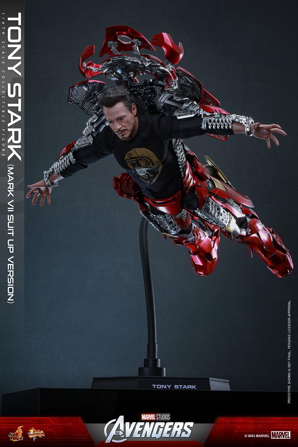 Tony Stark Mark VII Suit up Version Sixth Scale Figure by Hot