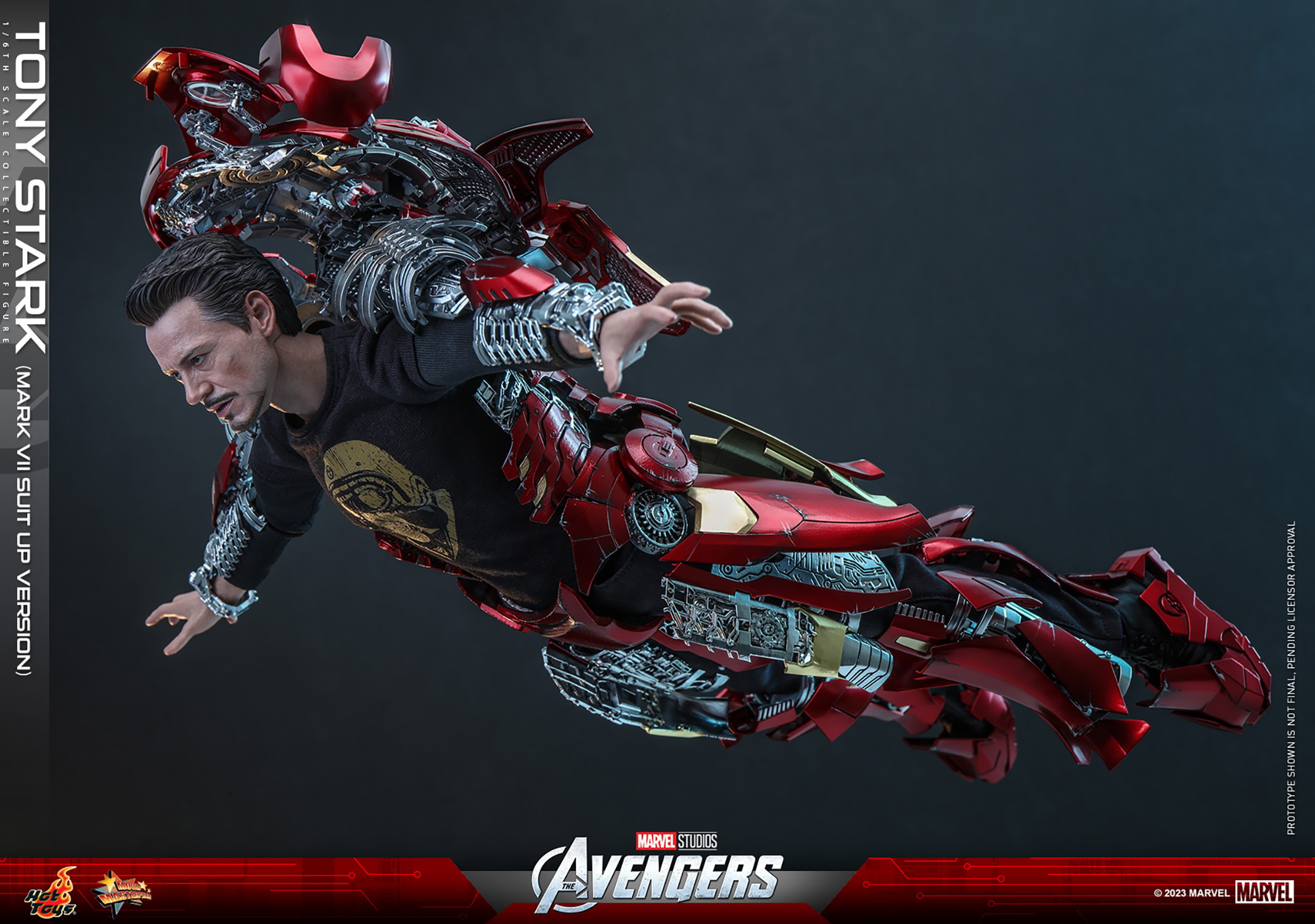 Marvel Tony Stark (Mark VII Suit-Up Version) Sixth Scale Figure  Collector Edition (Prototype Shown) View 12