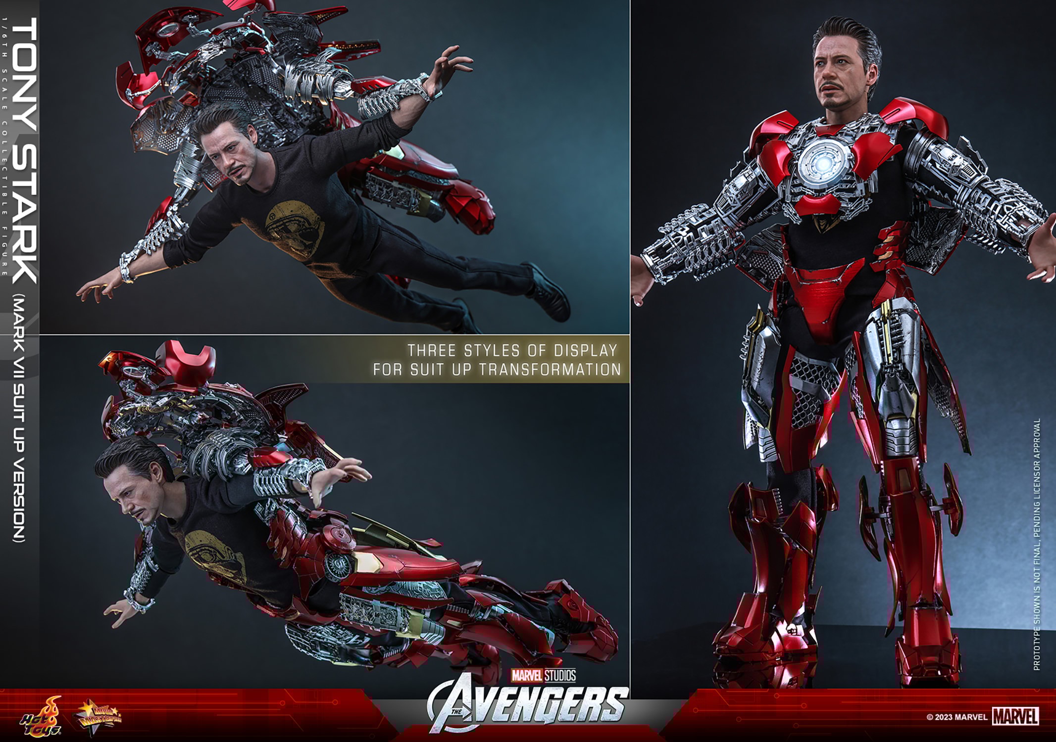 Hot Toys - ホットトイズ  IRON MAN MARK7  スペシャルエディション Tony Stark (Mark VII Suit up Version) Sixth Scale Figure by