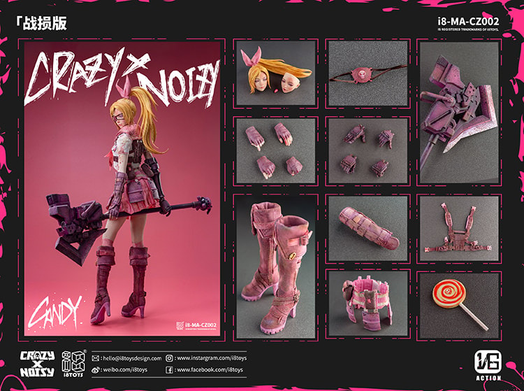 i8Toys Candy (Battle Damaged Version) Sixth Scale Figure  (Prototype Shown) View 8