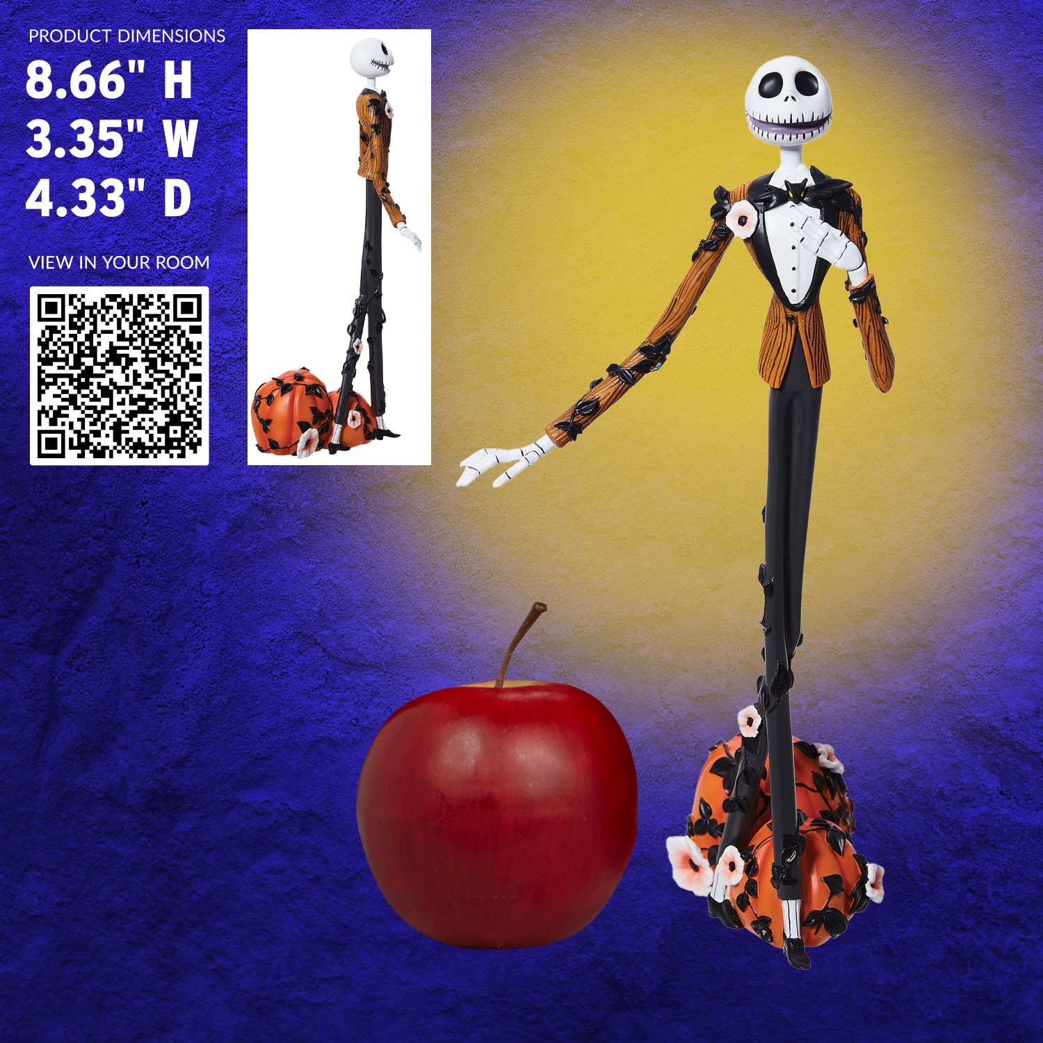 Disney Jack Skellington Figurine  (Prototype Shown) View 2