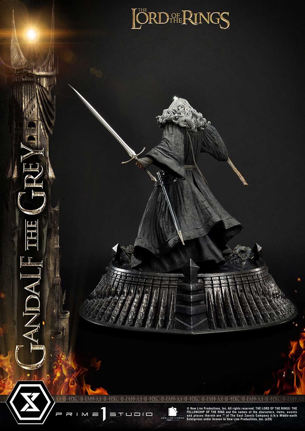 The Lord of the Rings Gandalf the Grey Quarter Scale Statue  (Prototype Shown) View 10