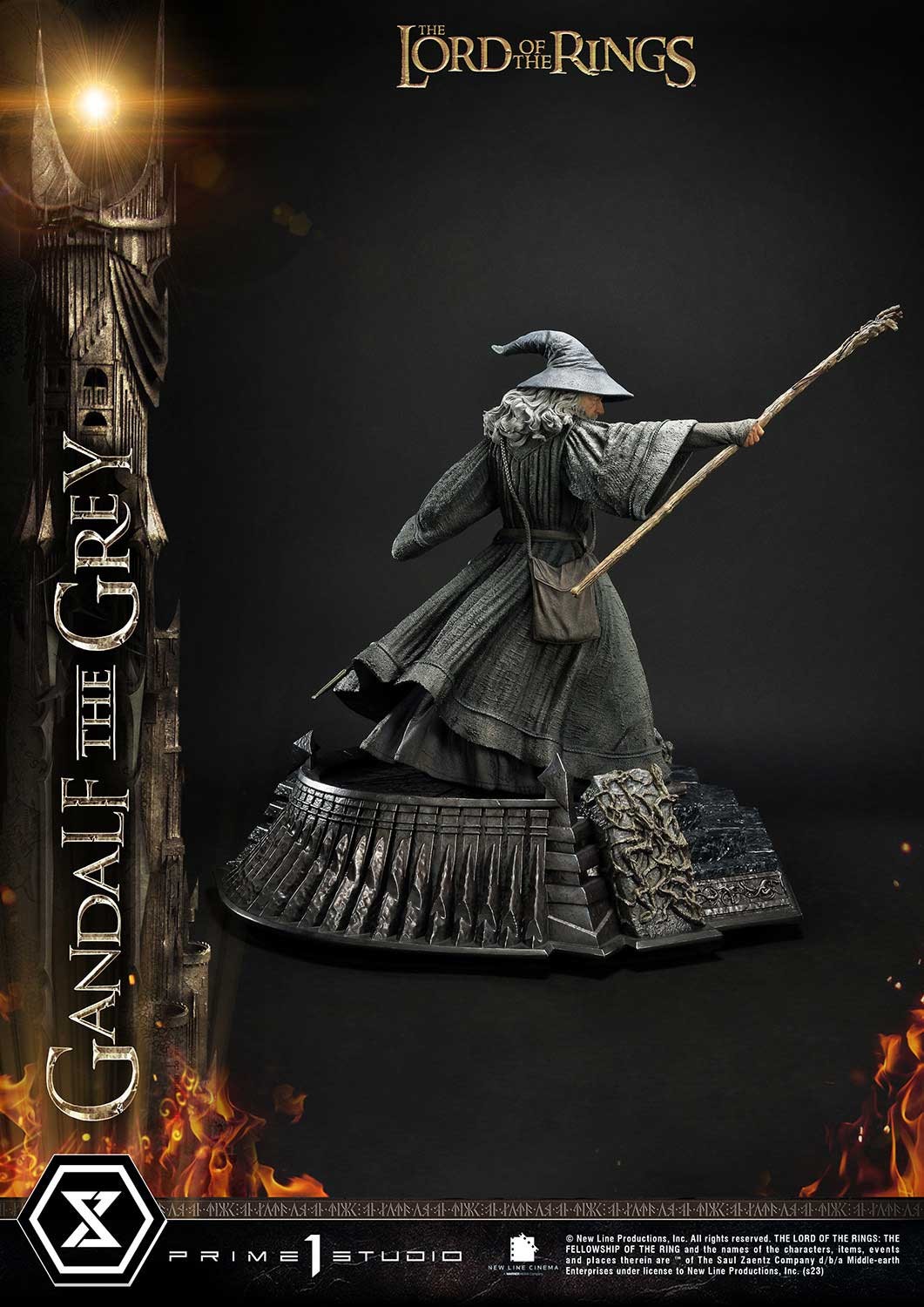 The Lord of the Rings Gandalf the Grey Quarter Scale Statue  (Prototype Shown) View 14