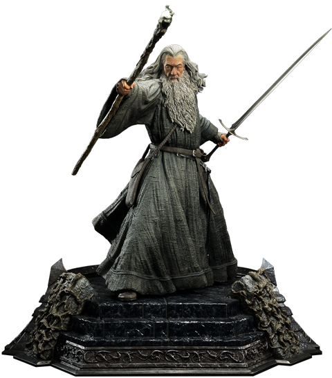 The Lord of the Rings Gandalf the Grey Quarter Scale Statue  (Prototype Shown) View 17