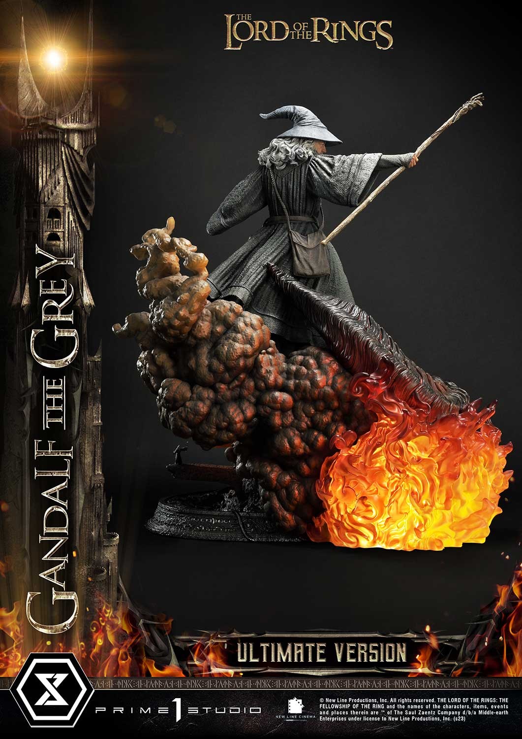 The Lord of the Rings Gandalf the Grey (Ultimate Version) Quarter Scale Statue  (Prototype Shown) View 12