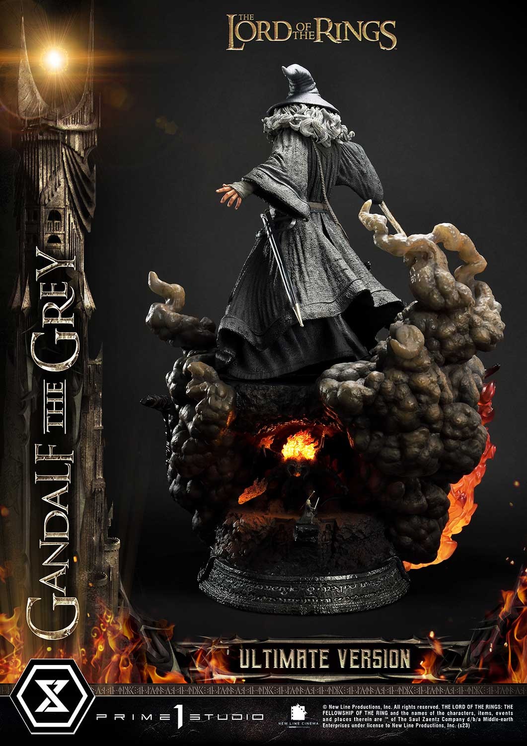 The Lord of the Rings Gandalf the Grey (Ultimate Version) Quarter Scale Statue  (Prototype Shown) View 13