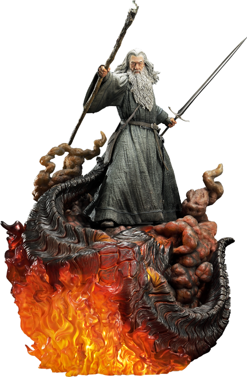 The Lord of the Rings Gandalf the Grey (Ultimate Version) Quarter Scale Statue  (Prototype Shown) View 18