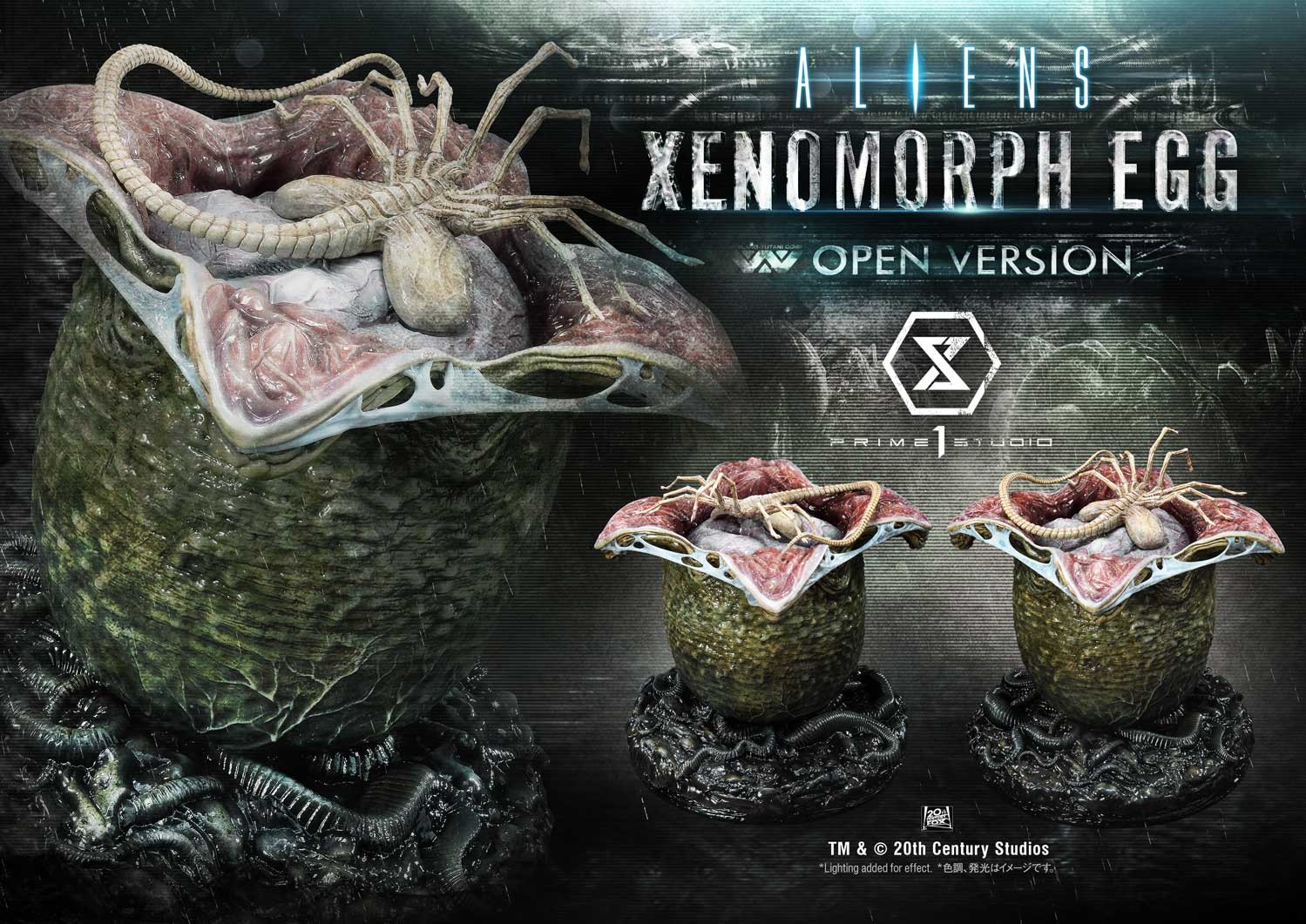 Aliens Xenomorph Egg (Open Version) Statues  (Prototype Shown) View 9