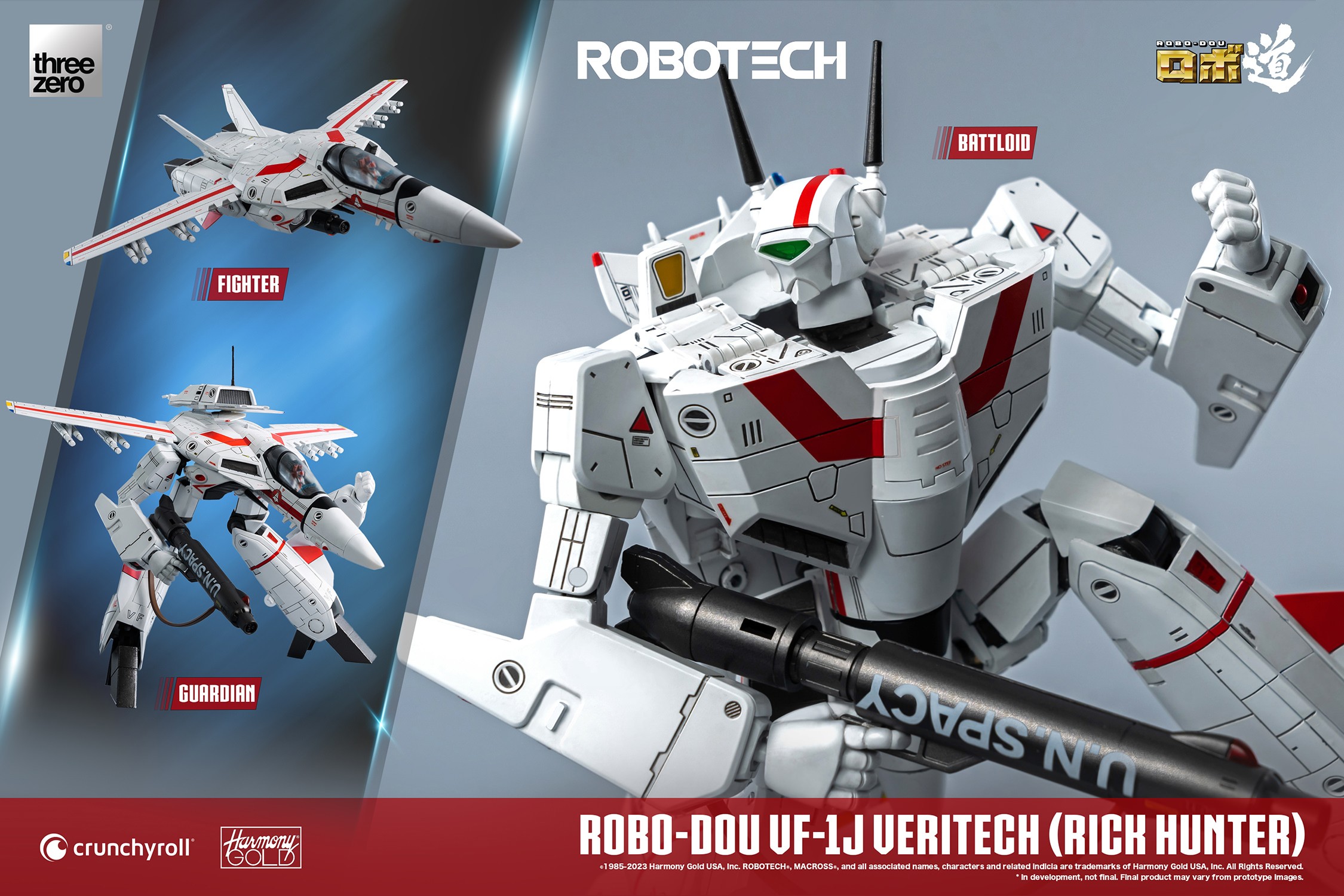 ROBO-DOU VF-1J Veritech (Rick Hunter) Collectible Figure by