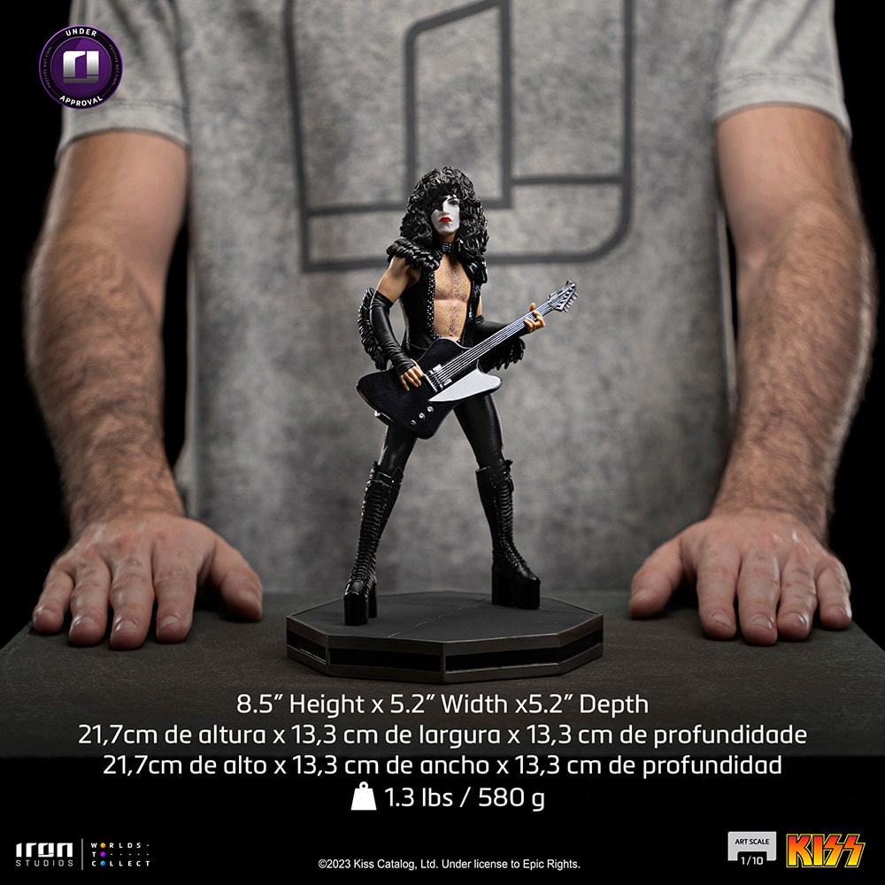 Paul Stanley 1:10 Scale Statue by Iron Studios | Sideshow