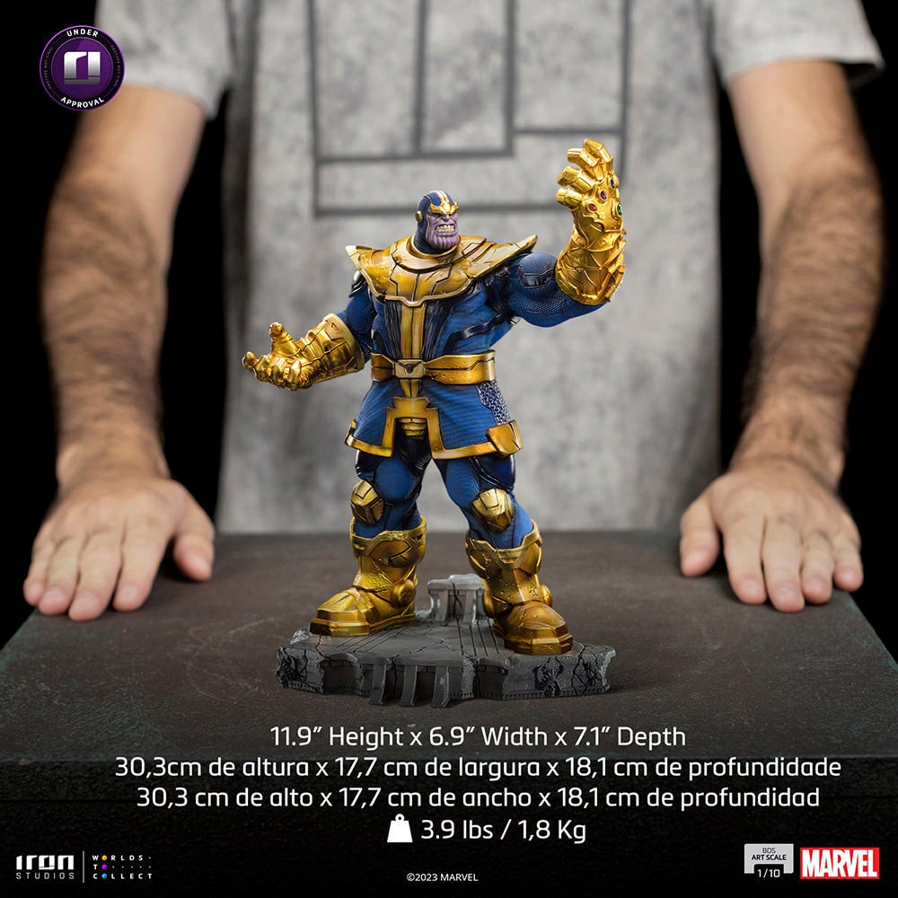 IRON STUDIOS : Thanos 1/10 Scale Statue Thanos_marvel_gallery_64c414d88e377