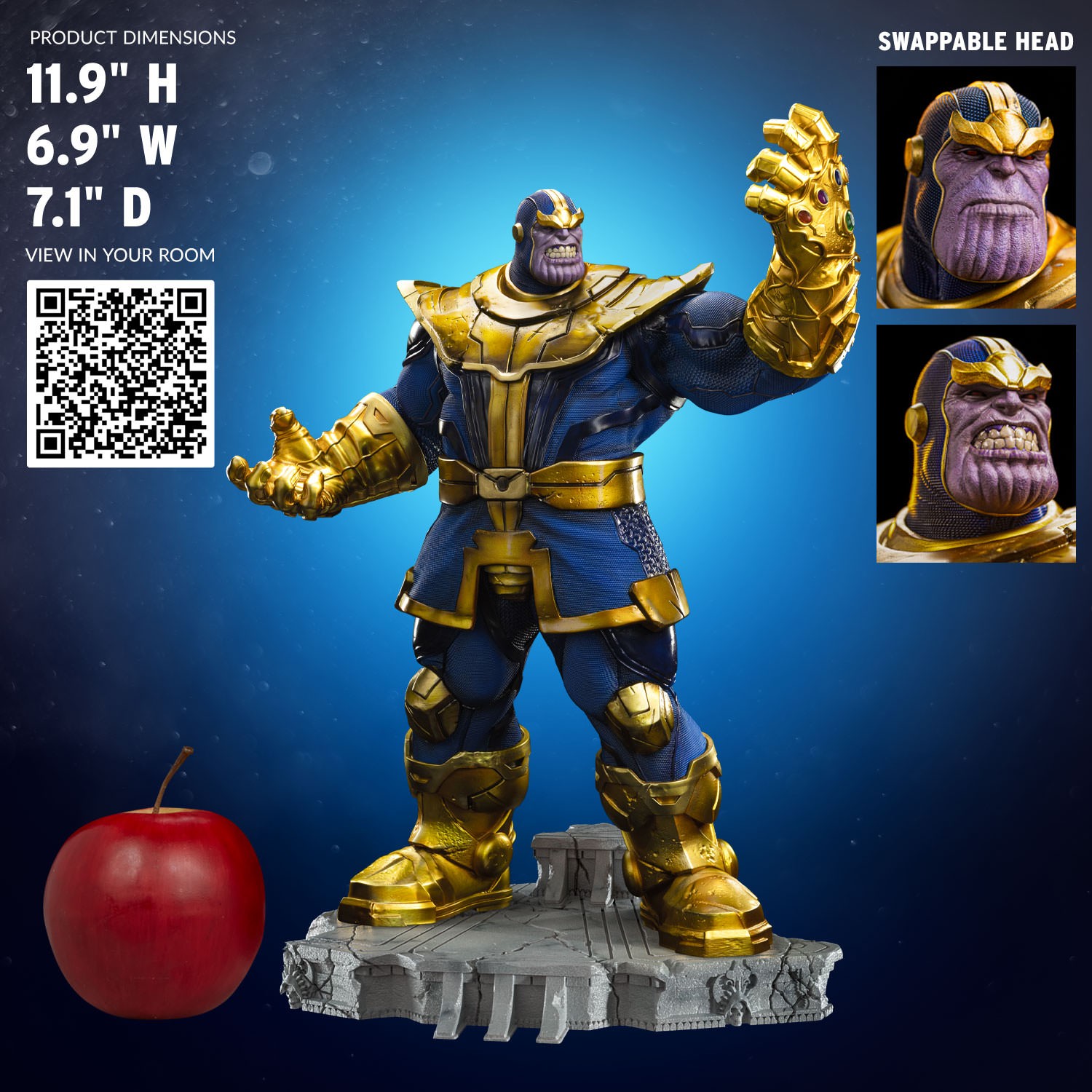 IRON STUDIOS : Thanos 1/10 Scale Statue Thanos_marvel_scale_64c413bbeae97
