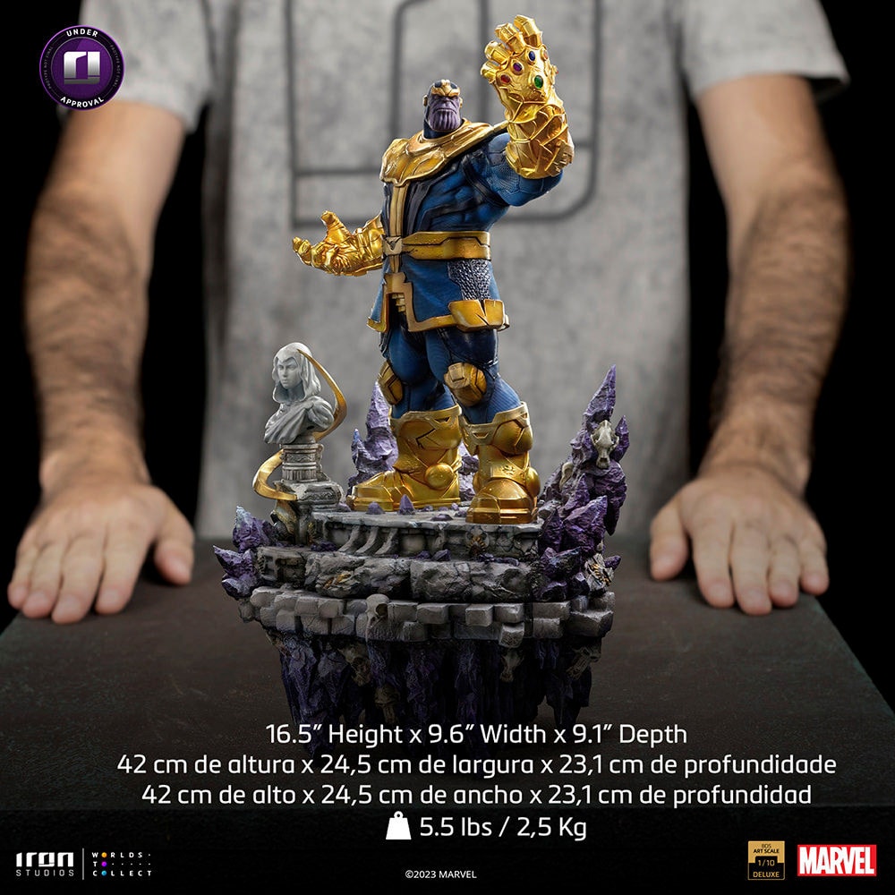 IRON STUDIOS : Thanos 1/10 Scale Statue Thanos-deluxe_marvel_gallery_64c4168699040