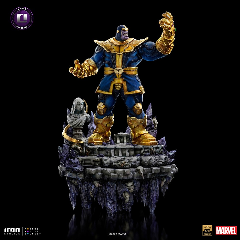 IRON STUDIOS : Thanos 1/10 Scale Statue Thanos-deluxe_marvel_gallery_64c41686eac3b