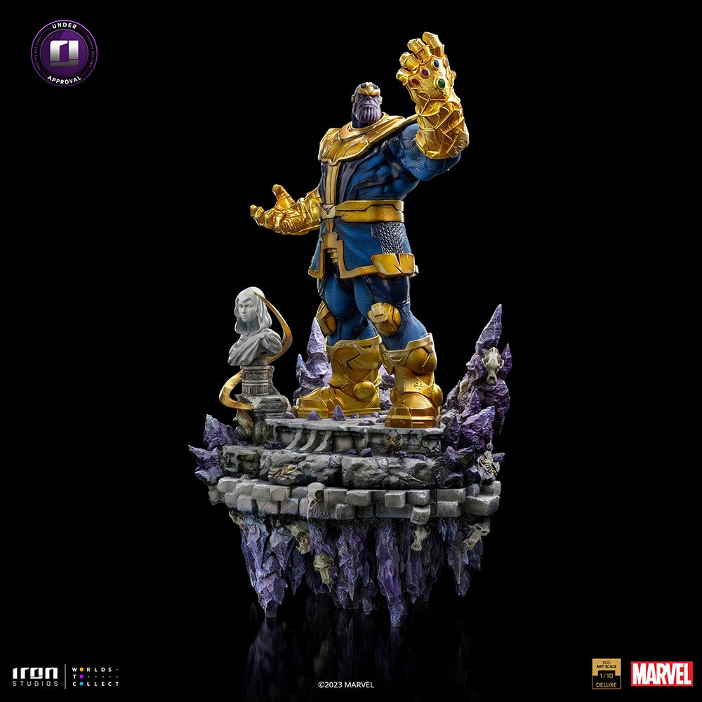 IRON STUDIOS : Thanos 1/10 Scale Statue Thanos-deluxe_marvel_gallery_64c4168861215