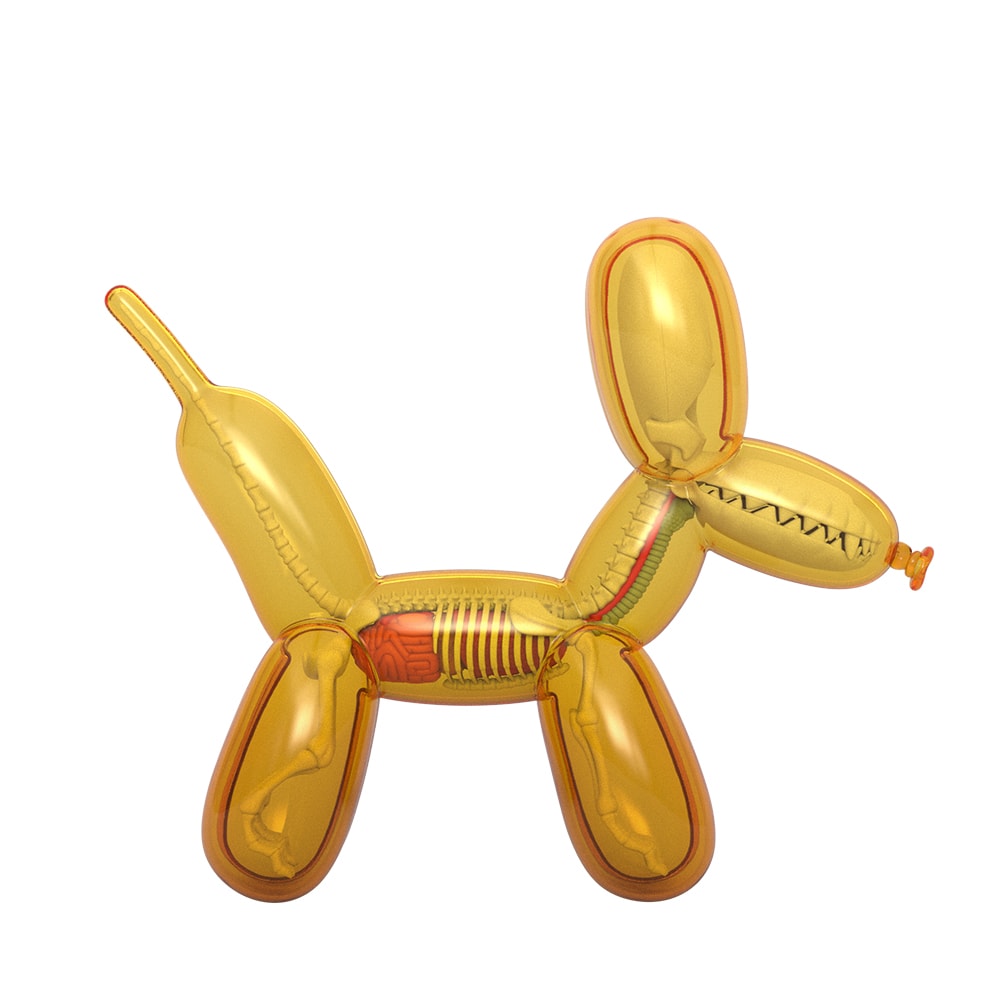 Balloon Dog Glow in the Dark Edition Collectible Figure by