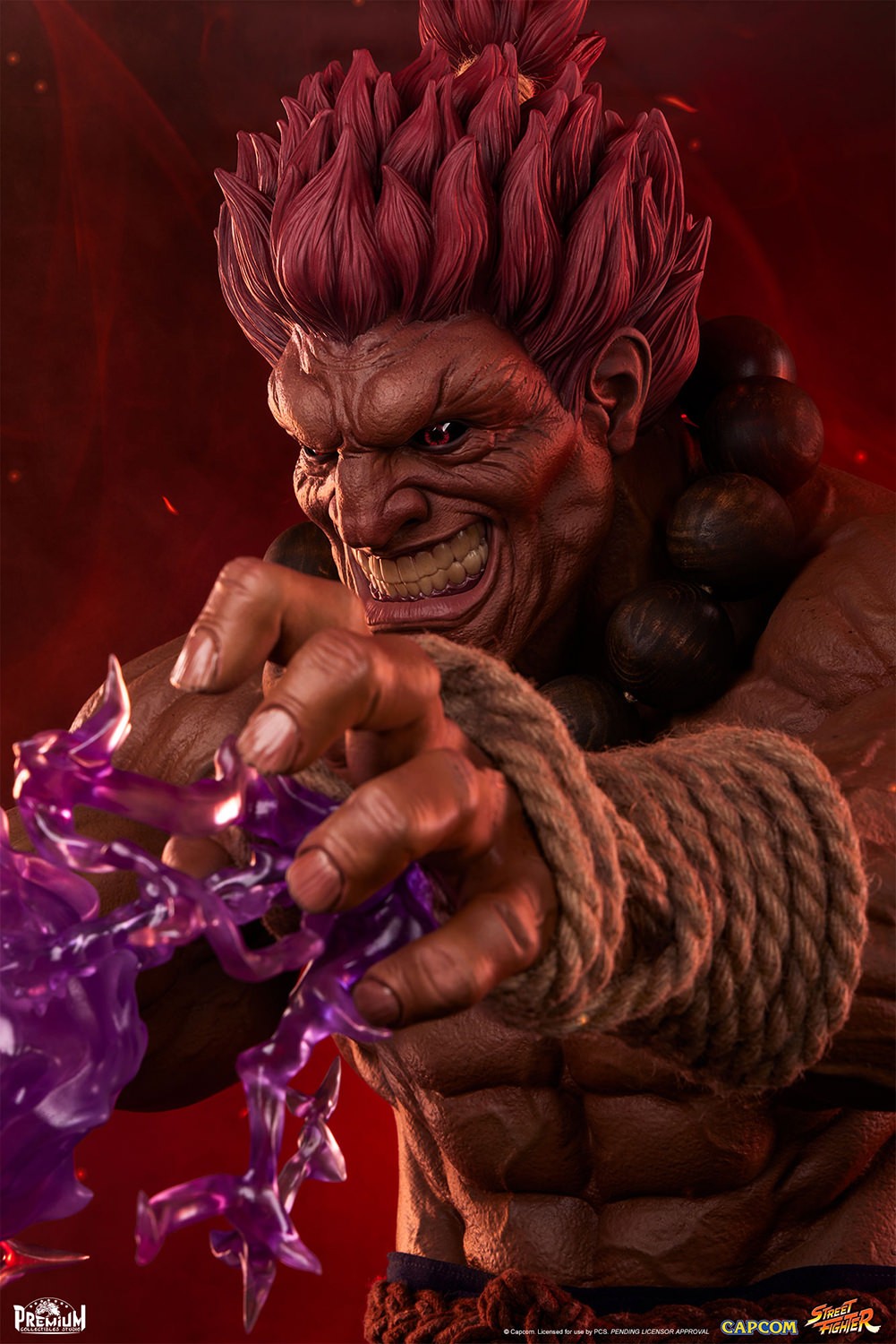 1/6 Scale Licensed Movable Akuma - Street Fighter Resin Statue - CAPCOM  [Pre-Order]