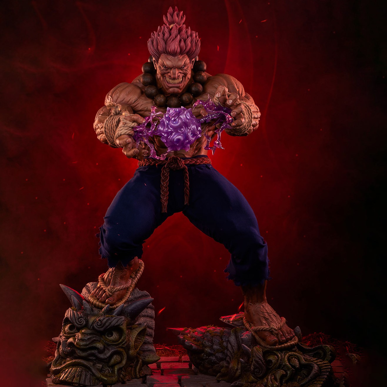 Street Fighter Akuma Statues  (Prototype Shown) View 1