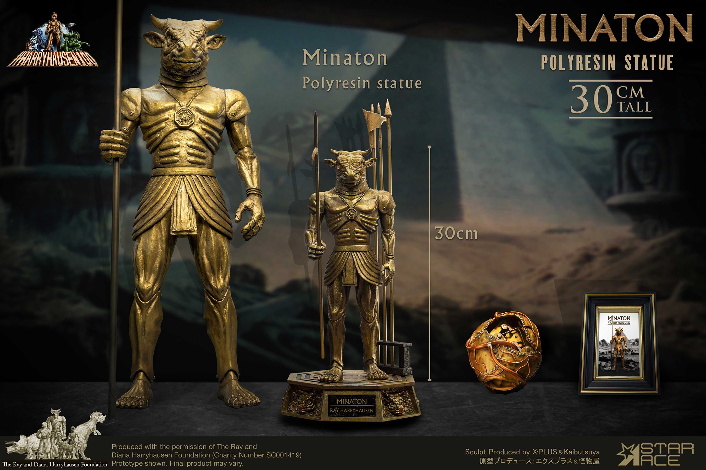 HARRY MINOTAUR 特典ステッカー付き Minaton 2.0 (Deluxe Version) Statue by Star Ace Toys